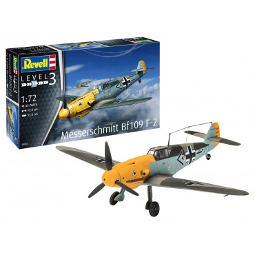 KIT PARA MONTAR REVELL AVIÃO MESSERSCHMITT BF109 F-2 1/72 42 PEÇAS REV 03893